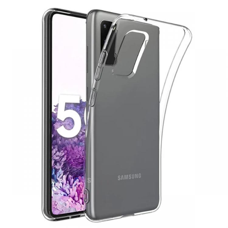 SM Galaxy S20/ S2 Lite 2.0mm Şeffaf Silikon kılıf Shockproof kılıf -> ŞEFFAF-(5775)