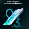 Baseus Crystal Serisi iPhone 15 Plus Full Koruma Tempered Cam Ekran Koruyucu-(5775)