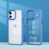 Ally iPhone 12 - 12 Pro 6.1inç Kılıf Parlak Renkli Çerçeveli Ultra Lüx TPU Silikon Kılıf-(5775)