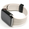 Ally Apple Watch 7-8 45mm 6-5-4 44mm Watch Ultra 49mm Manyetik Uçlu Silikon Kayış Kordon 3-2-1 42mm-(5775)