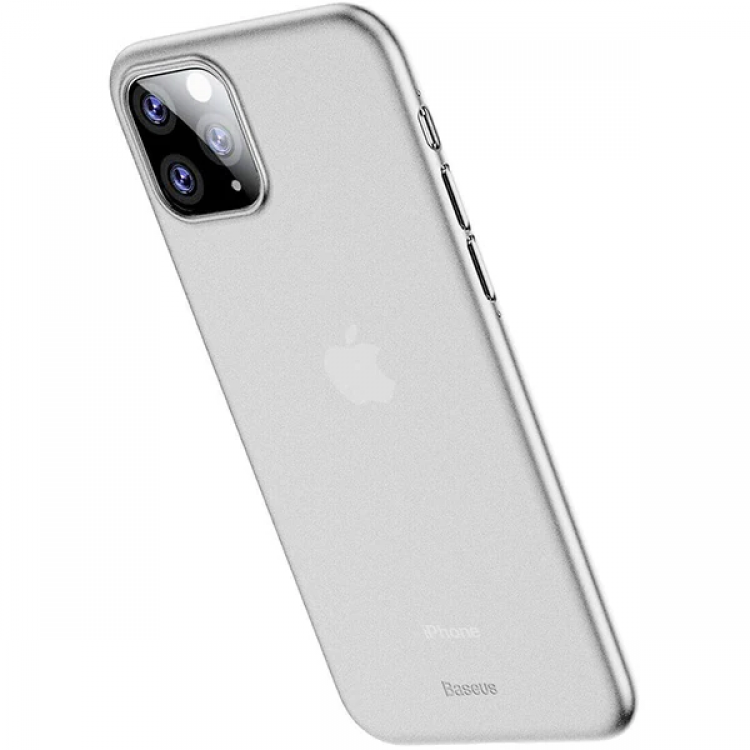 Baseus Wing Case İPhone 11 Pro 5.8  Ultra İnce Lux Mat Şeffaf Kılıf-(5775)