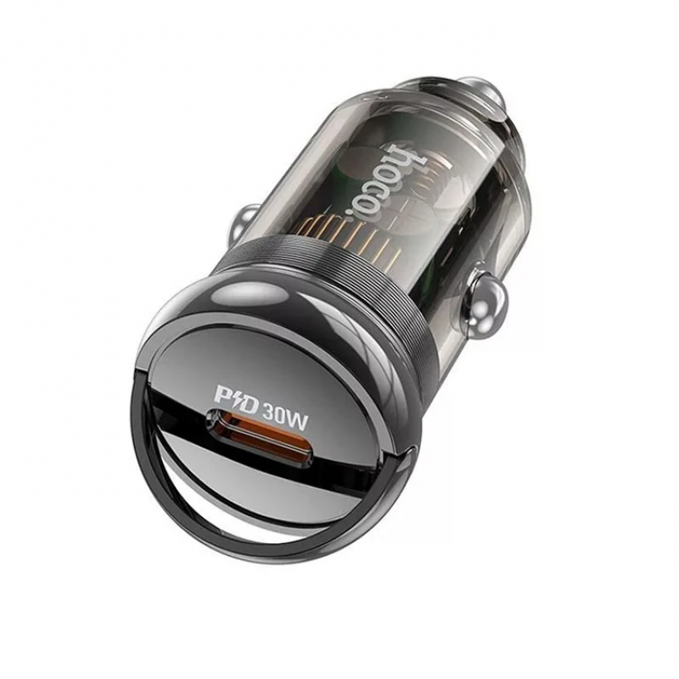 HOCO Z53 Sight Single PD30W Type-C Girişli Araç Çakmaklık Hızlı Şarj Aleti-(5775)