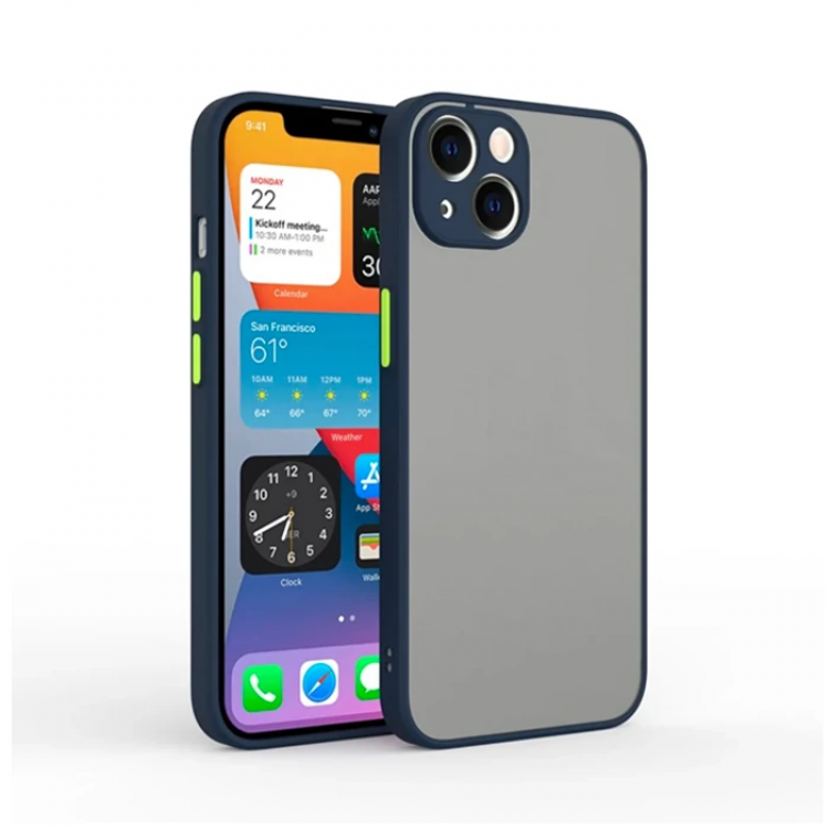 iPhone 13 6.1inç Kamera Korumalı Premium Silikon Kılıf-(5775)