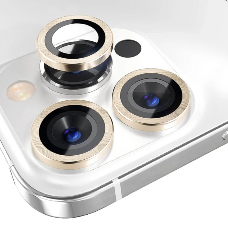 ALLY iPhone 15 Pro/15 Pro Max Kamera Lens Koruma Camı-(5775)