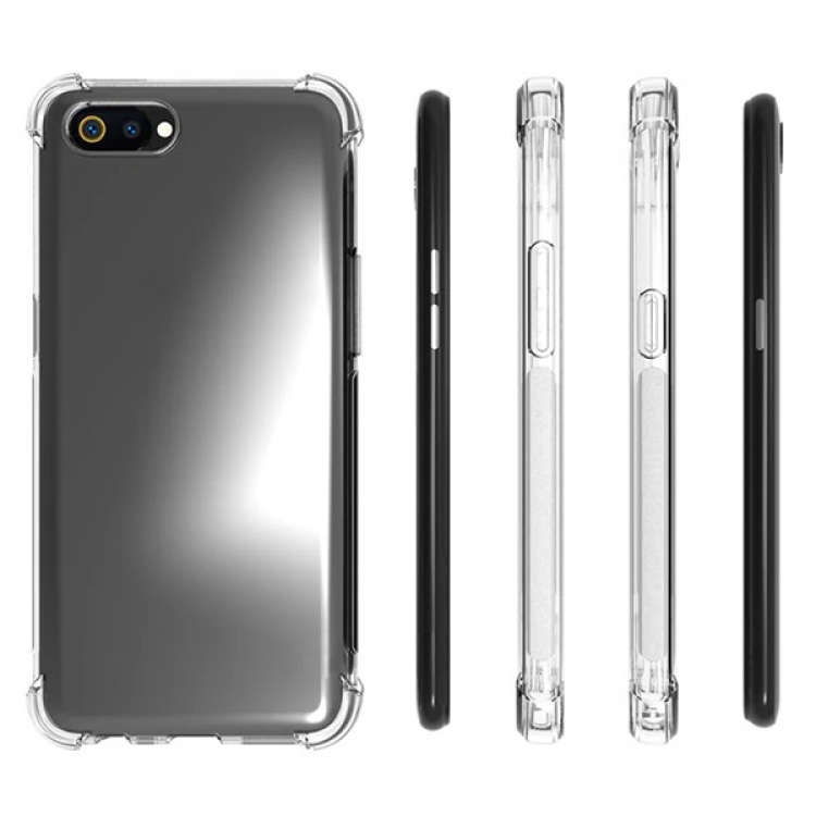 Oppo Realme C2 Anti-Drop Darbe Emici Silikon Kılıf-(5775)