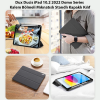 Dux Ducis iPad 10.9 2022 Kılıf Domo Series Kalem Bölmeli Mıknatıslı Standlı Kapaklı Kılıf-(5775)