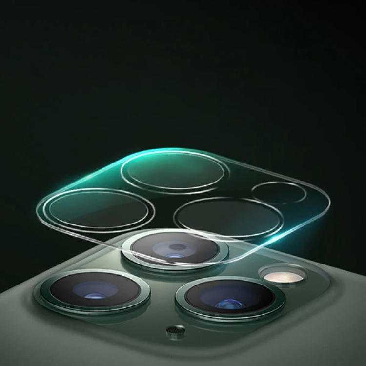 iPhone 12 6.1 Pro Full Tempered Kamera Koruyucu Kırılmaz Cam-(5775)