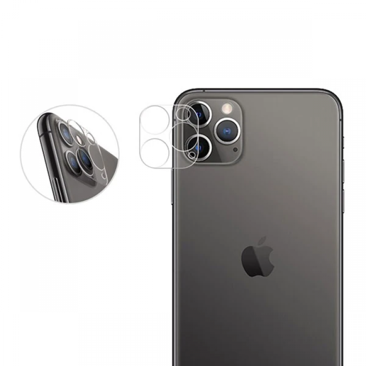 iPhone 12 6.1 Pro Full Tempered Kamera Koruyucu Kırılmaz Cam-(5775)