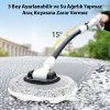 ALLY LS-443 Teleskopik Mikrofiber Araba Yıkama Fırçası Uzun Saplı Fırçası Oto Mopu-(5775)