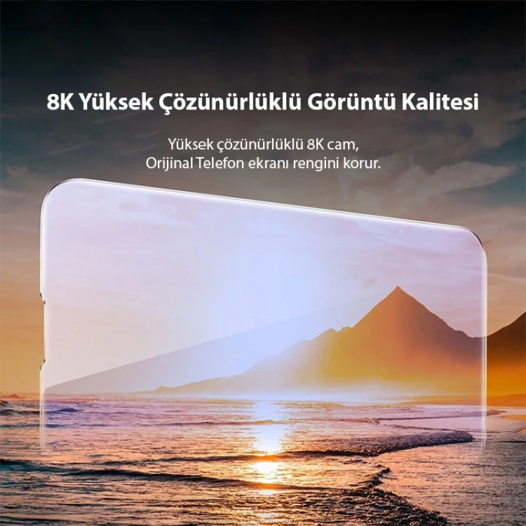 Baseus Crystal iPhone 15 Full Koruma Anti Mavi Işık Tempered Cam Ekran Koruyucu 2 Adet Set-(5775)