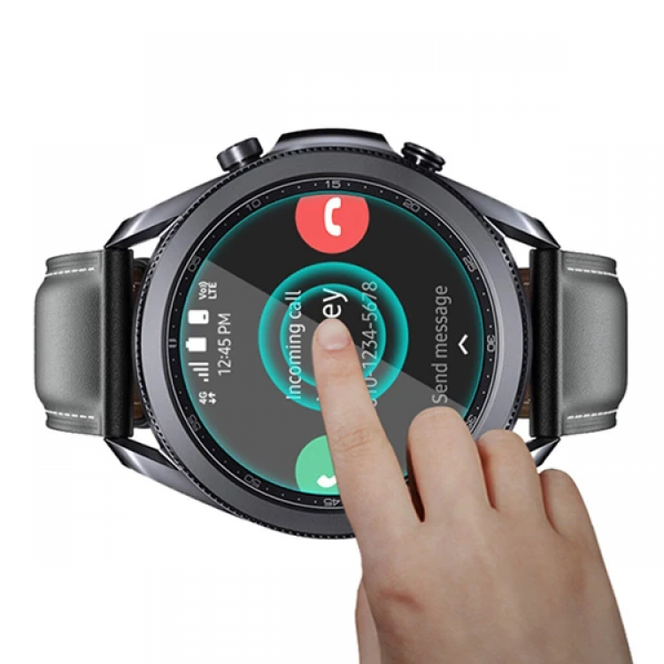 Ally Sm Galaxy Watch 3 45mm Kırılmaz Cam Ekran Koruyucu-(5775)