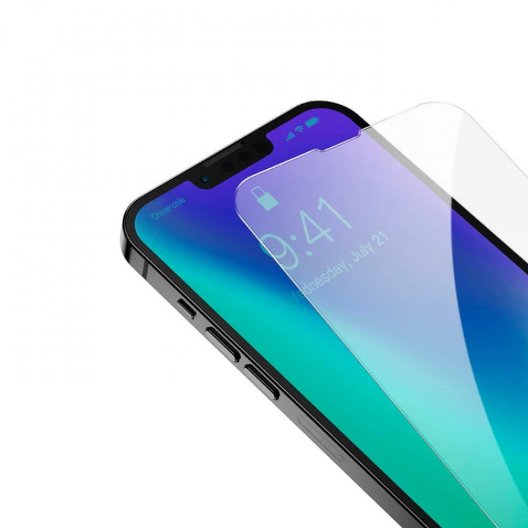 Baseus iPhone 13 Pro Max 0.3mm Tempered Full Cam Ekran Koruyucu 2 Adet Set-(5775)