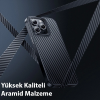Hoco iPhone 15 Pro Max AS7 Kevlar Kılıf Manyetik Magsafeli Telefon Kılıfı-(5775)
