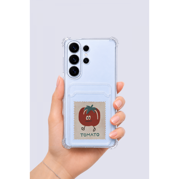 Samsung Galaxy S26 Ultra Kartlıklı Tomato Desenli Kılıf