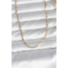 CM 14K Gold Renk Yassı Zincir Model 60 cm Kadın Kolye 5886