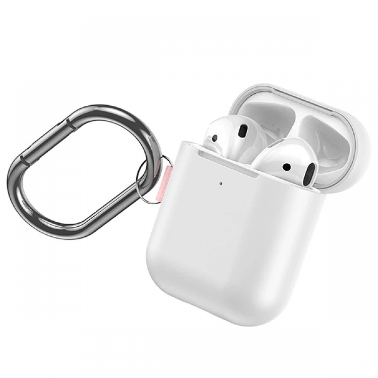 Baseus Woven Label Hook AirPods 1/2 Koruma kılıf+Anahtarlık-(5775)