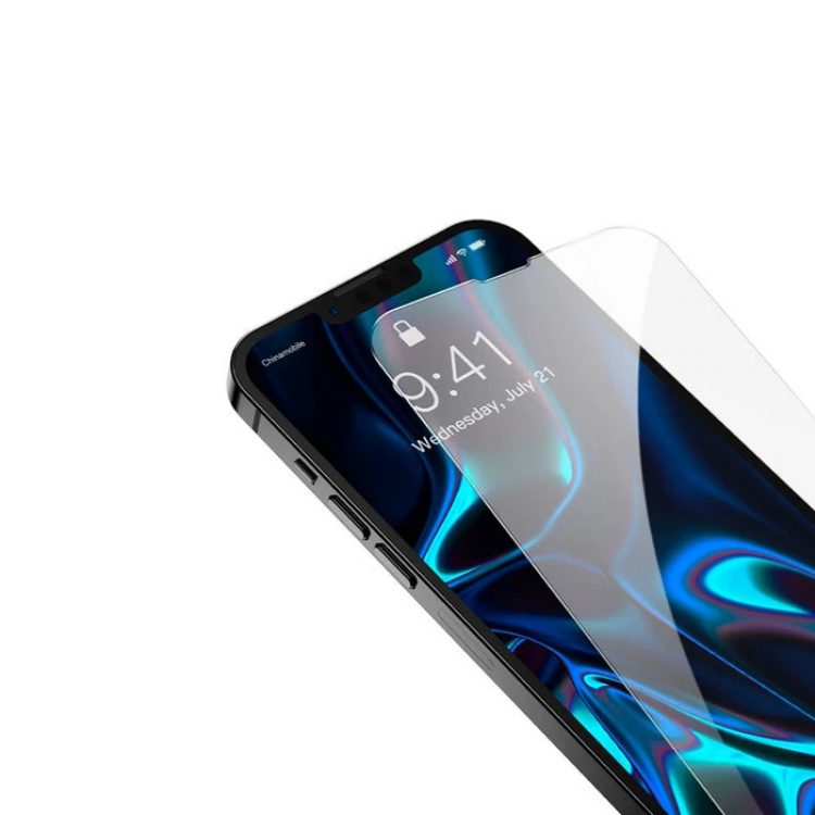Baseus iPhone 13 Mini 0.3mm Tempered Full Cam Ekran Koruyucu 2 Adet Set-(5775)