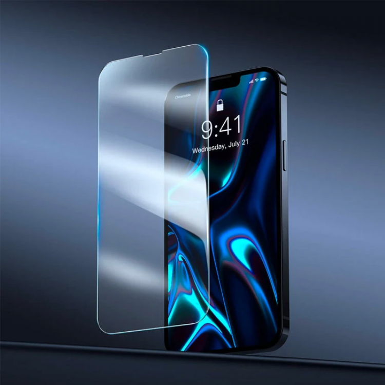 Baseus iPhone 13 Mini 0.3mm Tempered Full Cam Ekran Koruyucu 2 Adet Set-(5775)