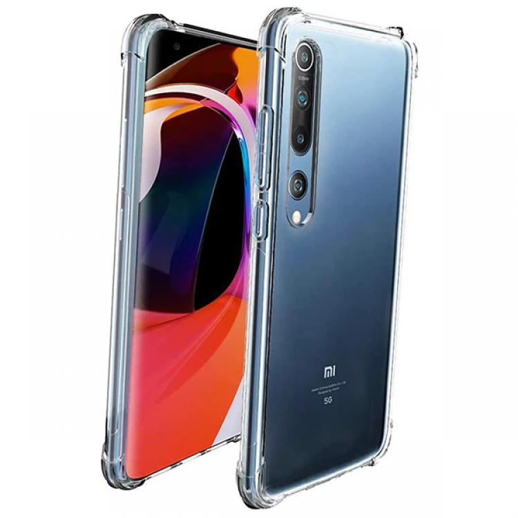Ally Xiaomi Mi 10/10 Pro Anti-Drop Darbe Emici Silikon Kılıf-(5775)