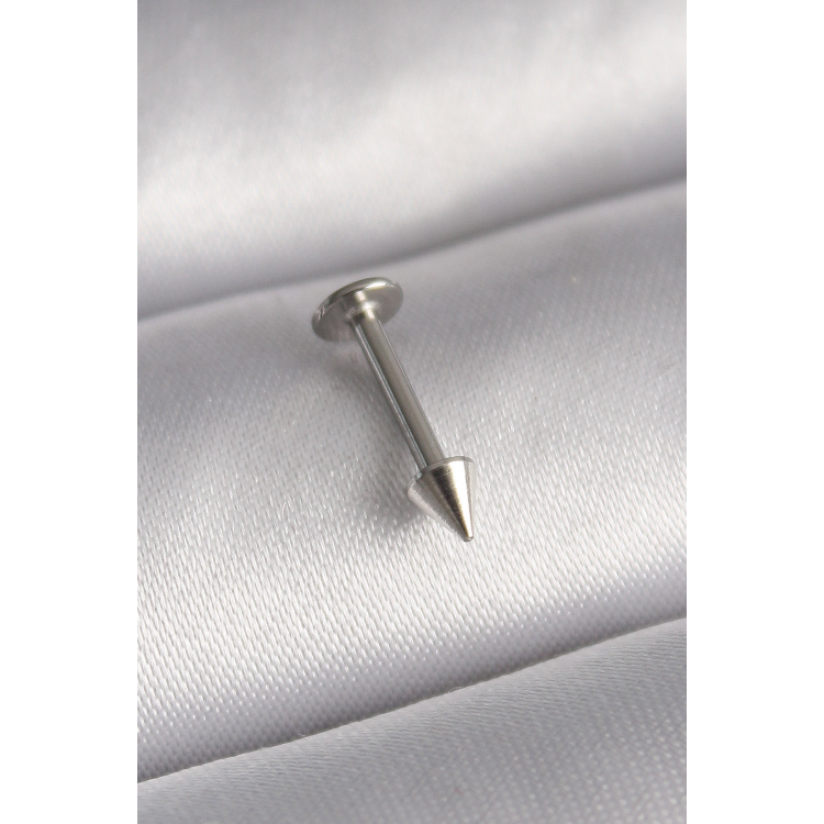 316L Çelik Gümüş Renk Çivi Model Piercing 5886