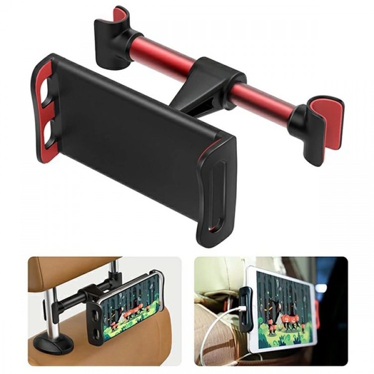 ALLY CHZ-04 Araç Arka Koltuk 12.9 İnch Kadar Tablet Telefon Tutucu-(5775)