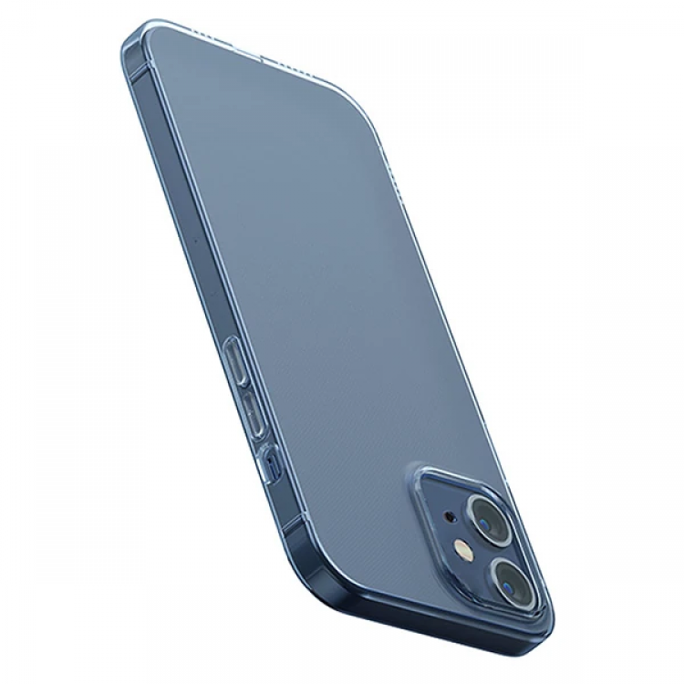 Baseus Simple Case İPhone 12 Mini 5.4 İnce Silikon Şeffaf Kılıf-(5775)