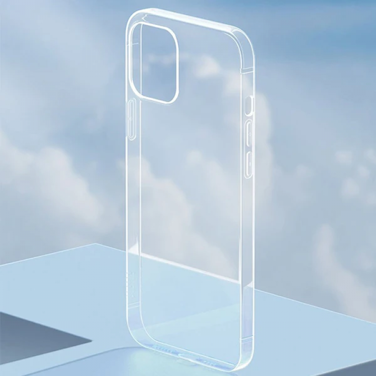 Baseus Simple Case İPhone 12 Mini 5.4 İnce Silikon Şeffaf Kılıf-(5775)