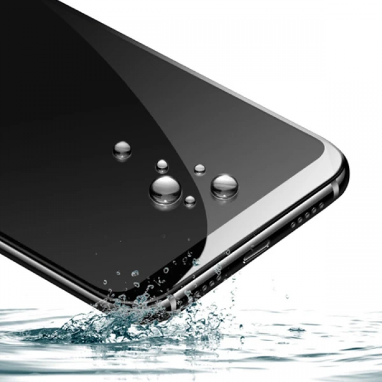 İPhone 11 Pro Metal Çerçeve Ön Arka 3D Full Tempered Cam Koruyucu-(5775)