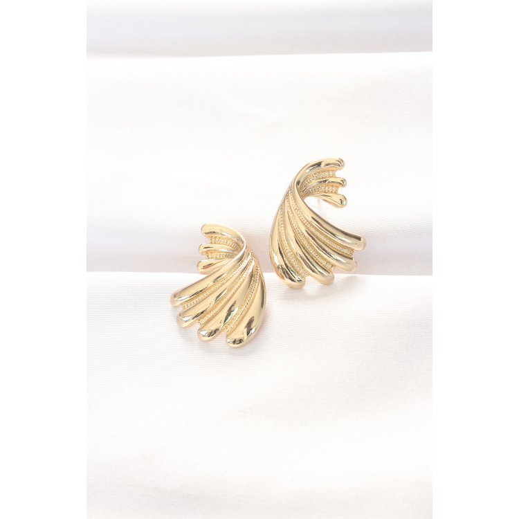 Pirinç Gold Renk Küpe 5886
