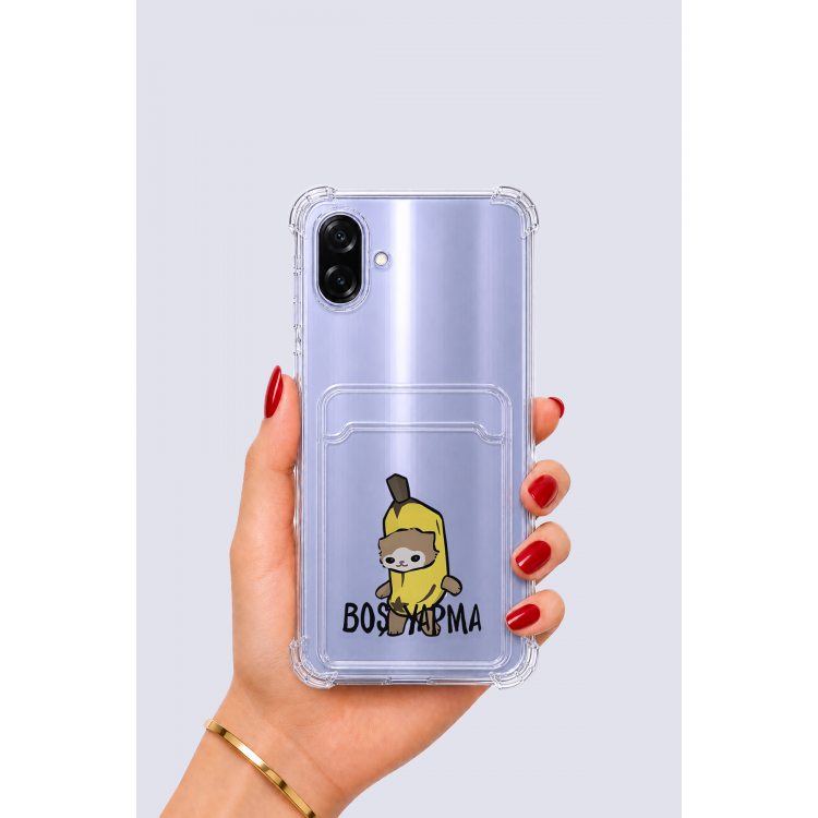 Samsung Galaxy A07 Kartlıklı Boş Yapma Desenli Kılıf