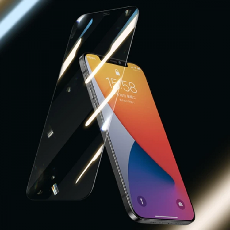 ALLY iPhone 12 Pro Max 6.7-inch Tempered Cam Ekran Koruyucu-(5775)