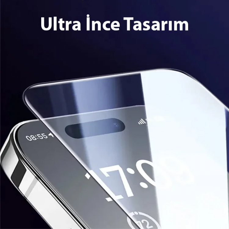 Baseus iPhone 15 HD Tempered Full Koruma Cam Ekran Koruyucu-(5775)