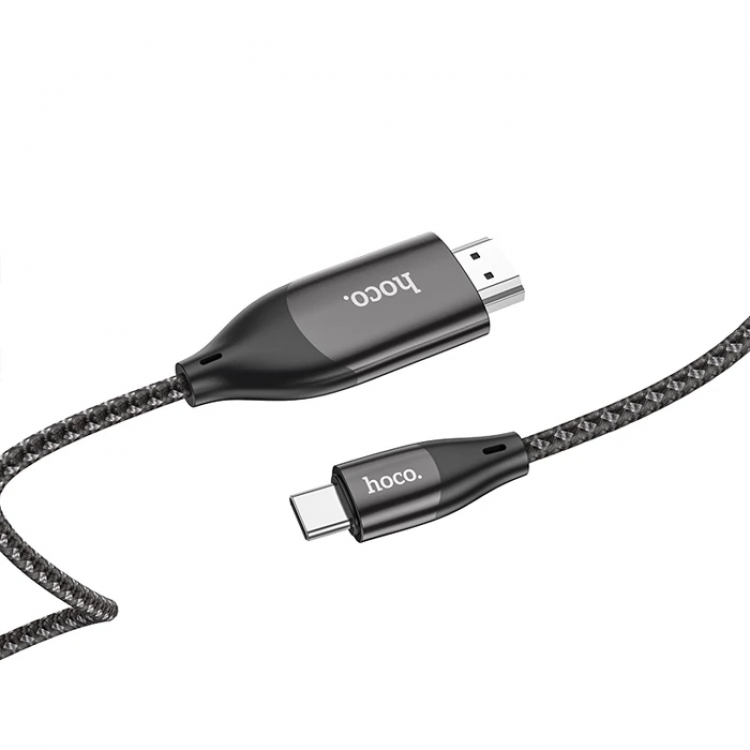 HOCO UA16 Type-C to HDMI 4K 30hz Ses ve Görüntü Aktarma Kablosu-(5775)