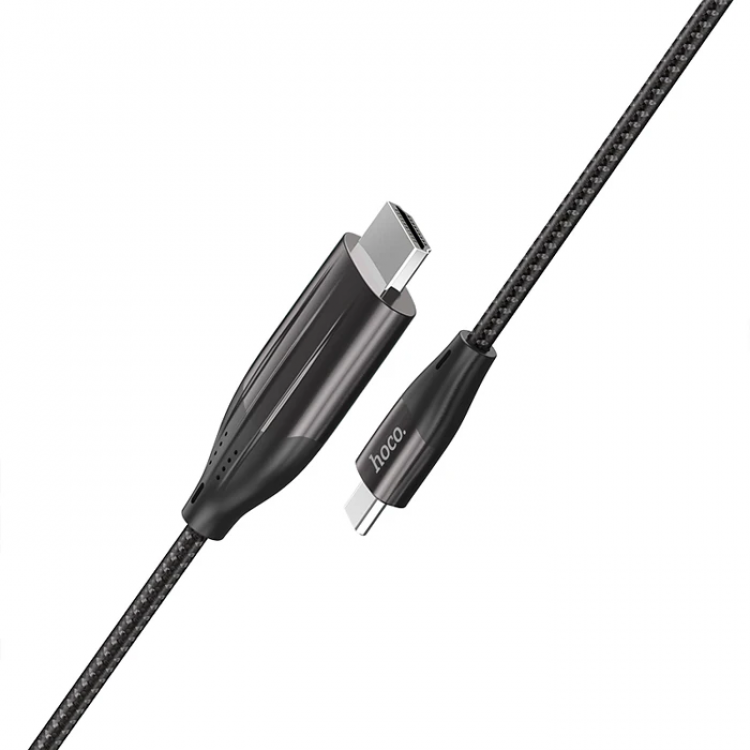 HOCO UA16 Type-C to HDMI 4K 30hz Ses ve Görüntü Aktarma Kablosu-(5775)