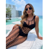 Seksi File Çorap - Ultra Esnek Büyük Beden - Siyah - Party Koleksiyonu