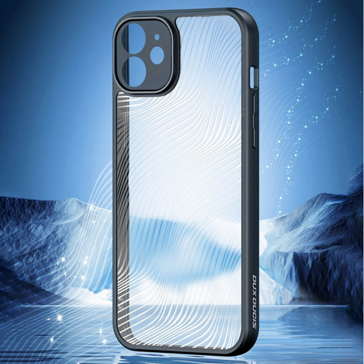 Dux Ducis iPhone 12 Aimo Series Premium Buzlu Sert PC-TPU Kılıf-(5775)