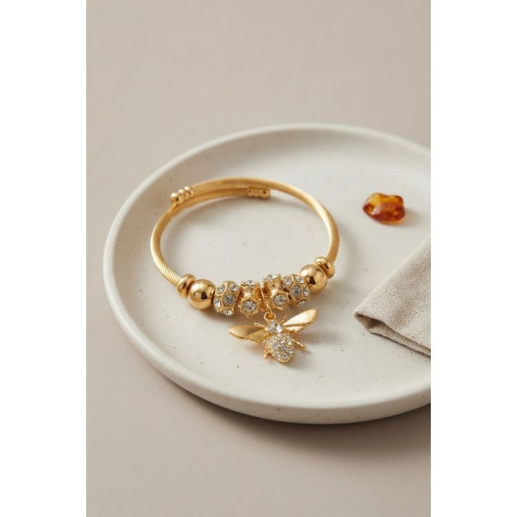 Arı Model Charmlı Bileklik 5886