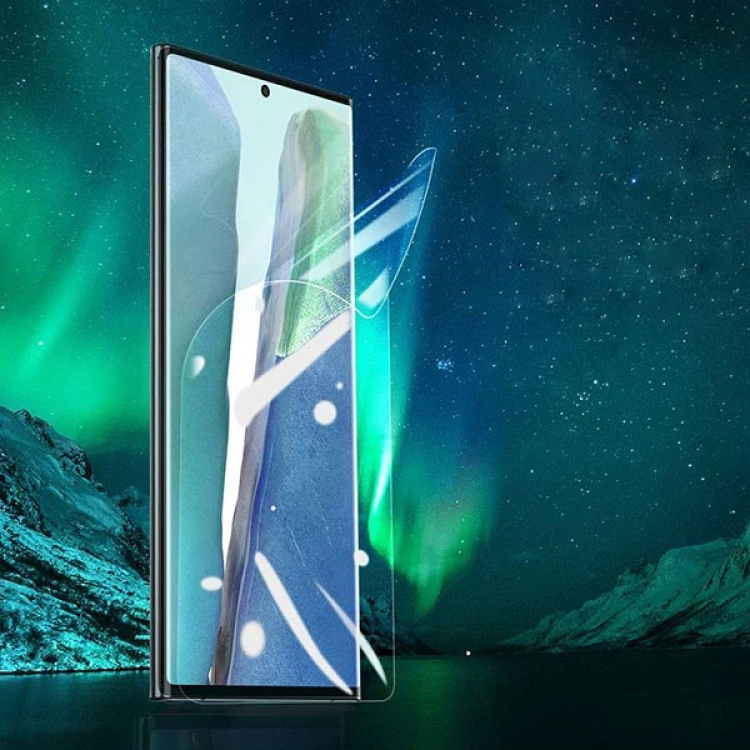 Baseus Sm Galaxy Note 20 Full Ekran Koruyucu 0.15mm 2 Adet Set Water Gel-(5775)