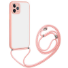 ALLY iPhone 11 Pro Max 6.7 Askılı Koruyucu Silikon Kılıf-(5775)