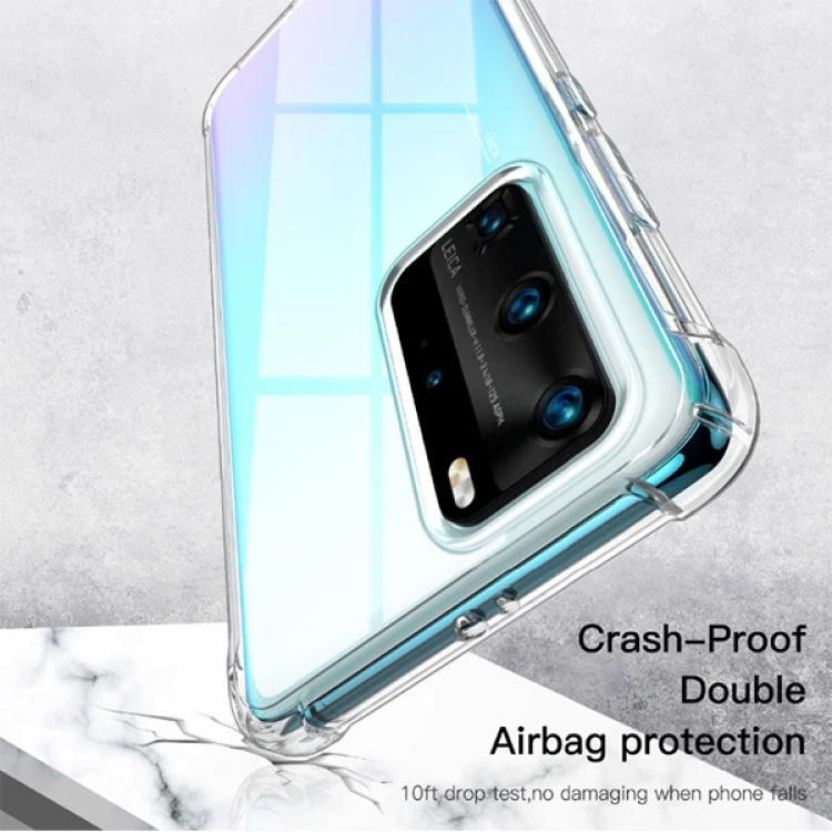Huawei P40 Anti-Drop Darbe Emici Silikon Kılıf-(5775)