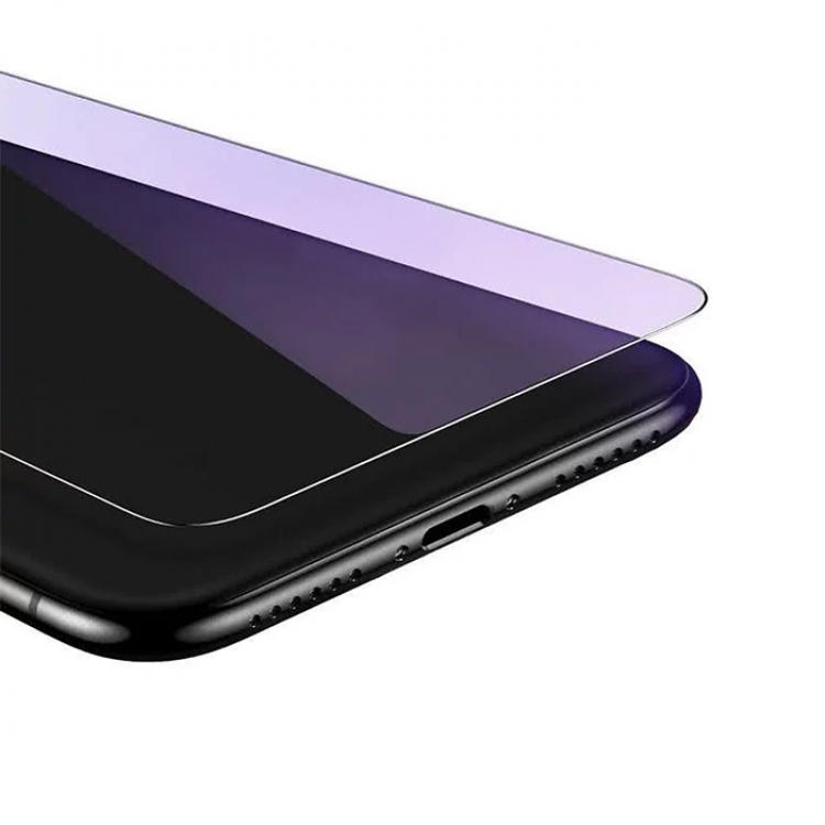 Baseus İPhone 11 Pro- X-XS 0.15mm Full Tempered AntiBlue Light Ekran Koruyucu 2 Adet Set-(5775)