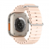 Ally Apple Watch 7-8 45mm 6-5-4 44mm Watch Ultra 49mm Marine Silikon Kayış Kordon 3-2-1 42mm-(5775)