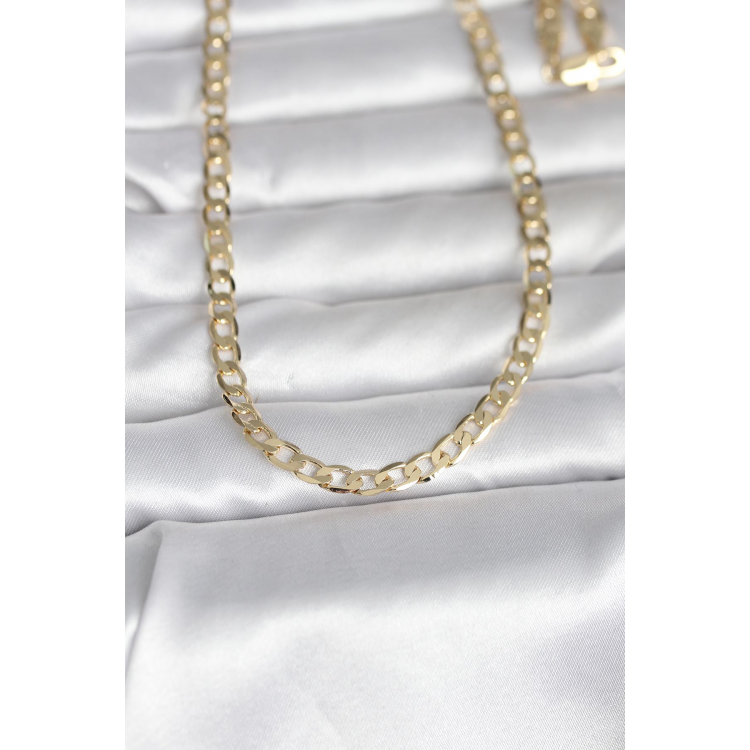 CM 14K Gold Renk Kalın Zincir Model 60 cm Kadın Kolye 5886