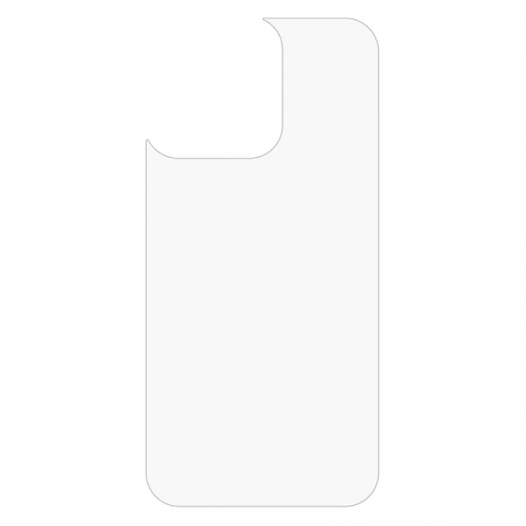 Ally iPhone 13 Pro Max 6.7 Tempered Şeffaf Arka Cam Koruyucu-(5775)
