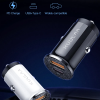 KUULAA 42W USB + Type-C Çift Çıkışlı Mini Hızlı Araç Şarj Cihazı-(5775)