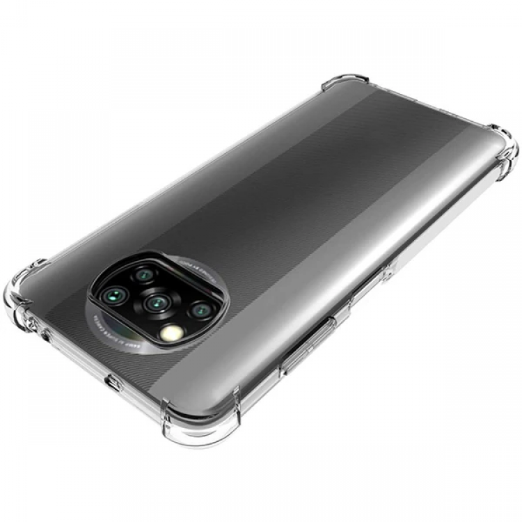 ALLY Poco X3 Anti-Drop Silikon Kılıf Shockproof Kılıf-(5775)