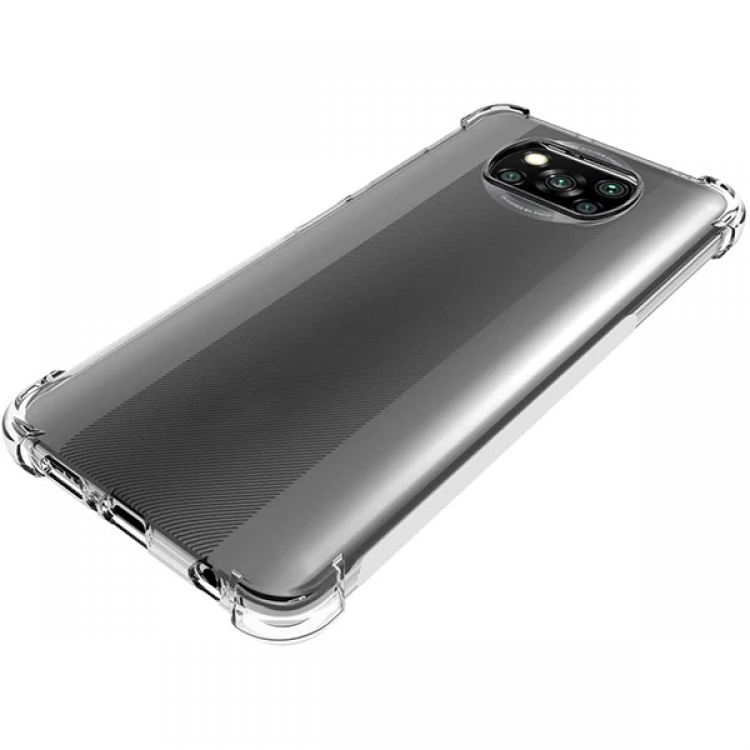 ALLY Poco X3 Anti-Drop Silikon Kılıf Shockproof Kılıf-(5775)
