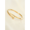 316L Çelik Gold Renk Çivi Model Bileklik 5886