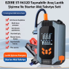 EZERE ST-9632D Taşınabilir Araç Lastik Şişirme Ve Starter Akü Takviye Seti-(5775)