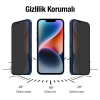 ALLY İPhone 14 Plus 6.7 3D Full Privacy Gizlilik Cam Ekran Koruyucu Anti-Spy-(5775)